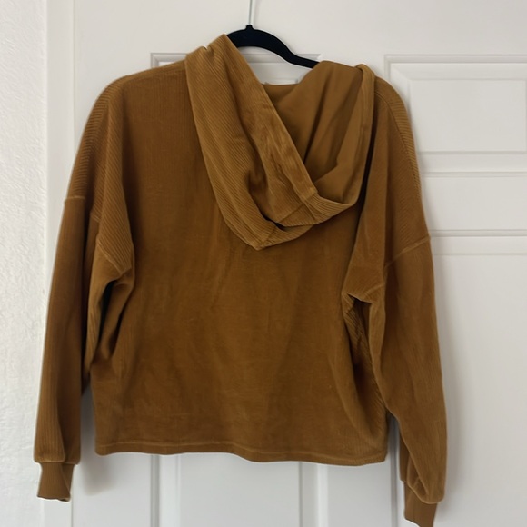 Sezane - worn once, 3/4 sleeve corduroy hoodie. - Picture 4 of 8